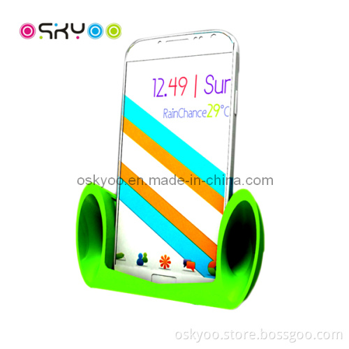 Portable Silicone Holder Stand Speaker for Samsung Galaxy S4 Amplifier